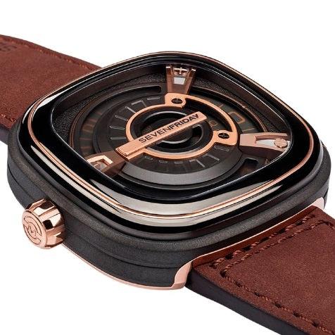 Latest Mens Brown Strap Watch